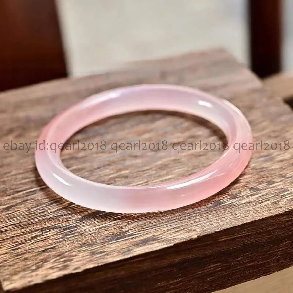Pink White Jade Jadeite Bracelet Bangle Chinese Traditional Women Jewelry