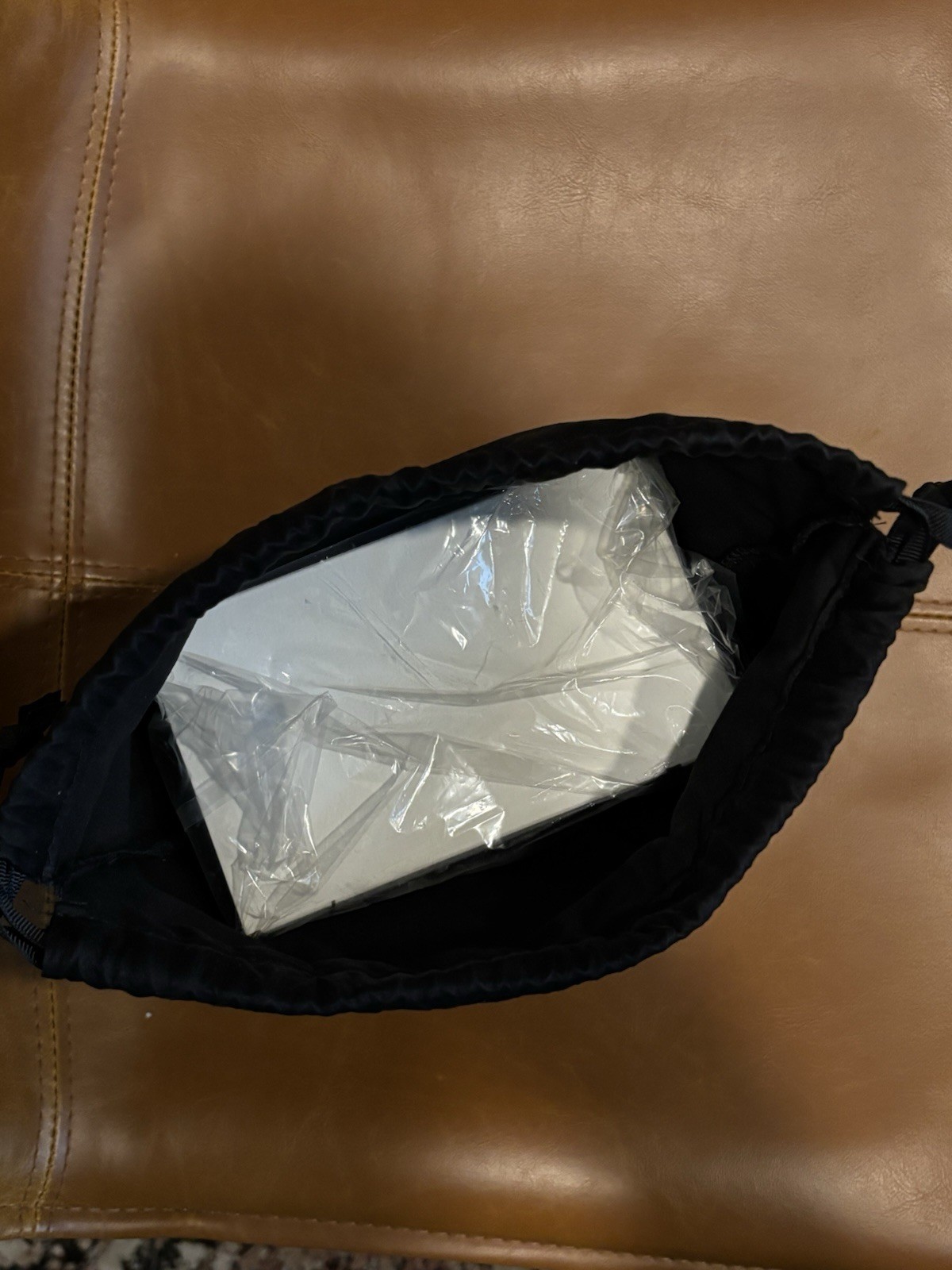 IPPOLITA Black Lined Double Sided Jewelry Gift Box w/ Drawstring Pouch –