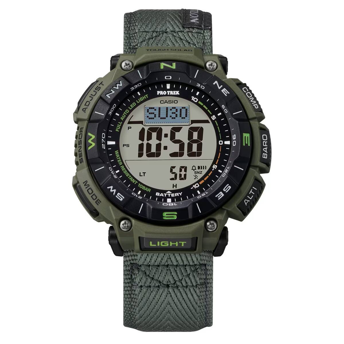 Official CASIO PRO TREK Climber Line Digital Solar Compass Barometer Temperature