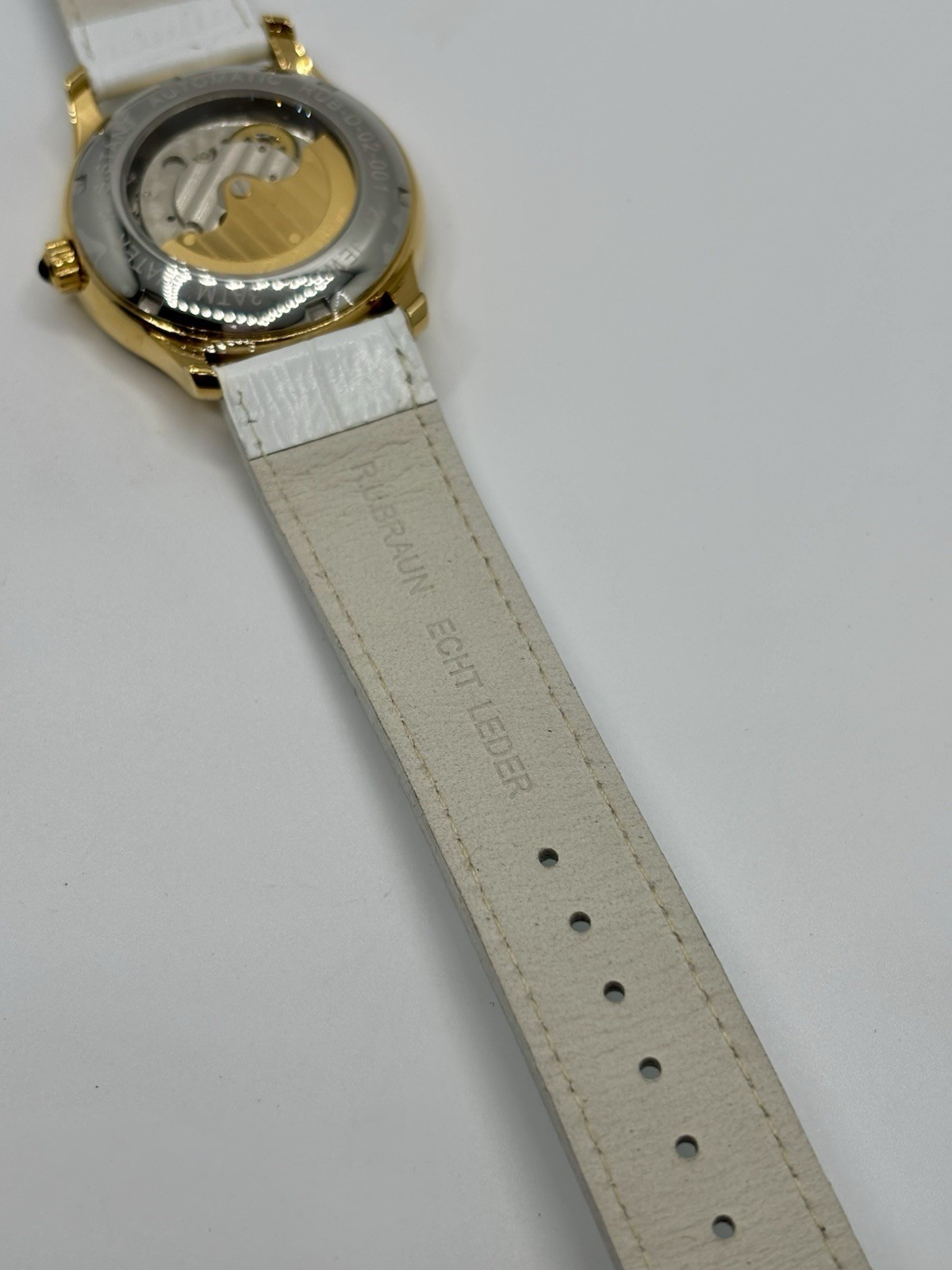 R.U. BRAUN Automatic 27 Jewels Women’s Watch 38mm Stainless Steel w/ Box