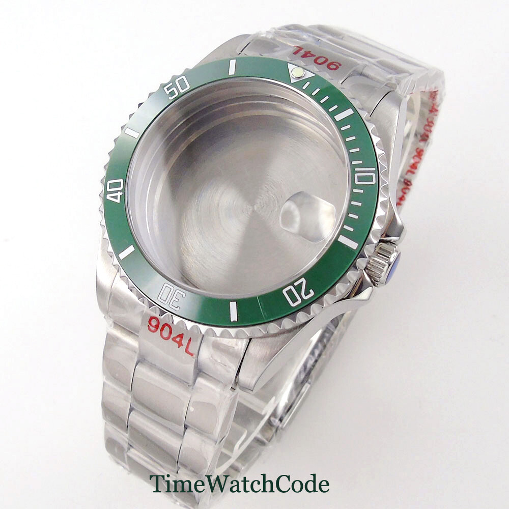 38mm/40mm 316L Watch Case Fit NH35A NH36A ETA 2824 PT5000 ST 2130 Sapphire Glass