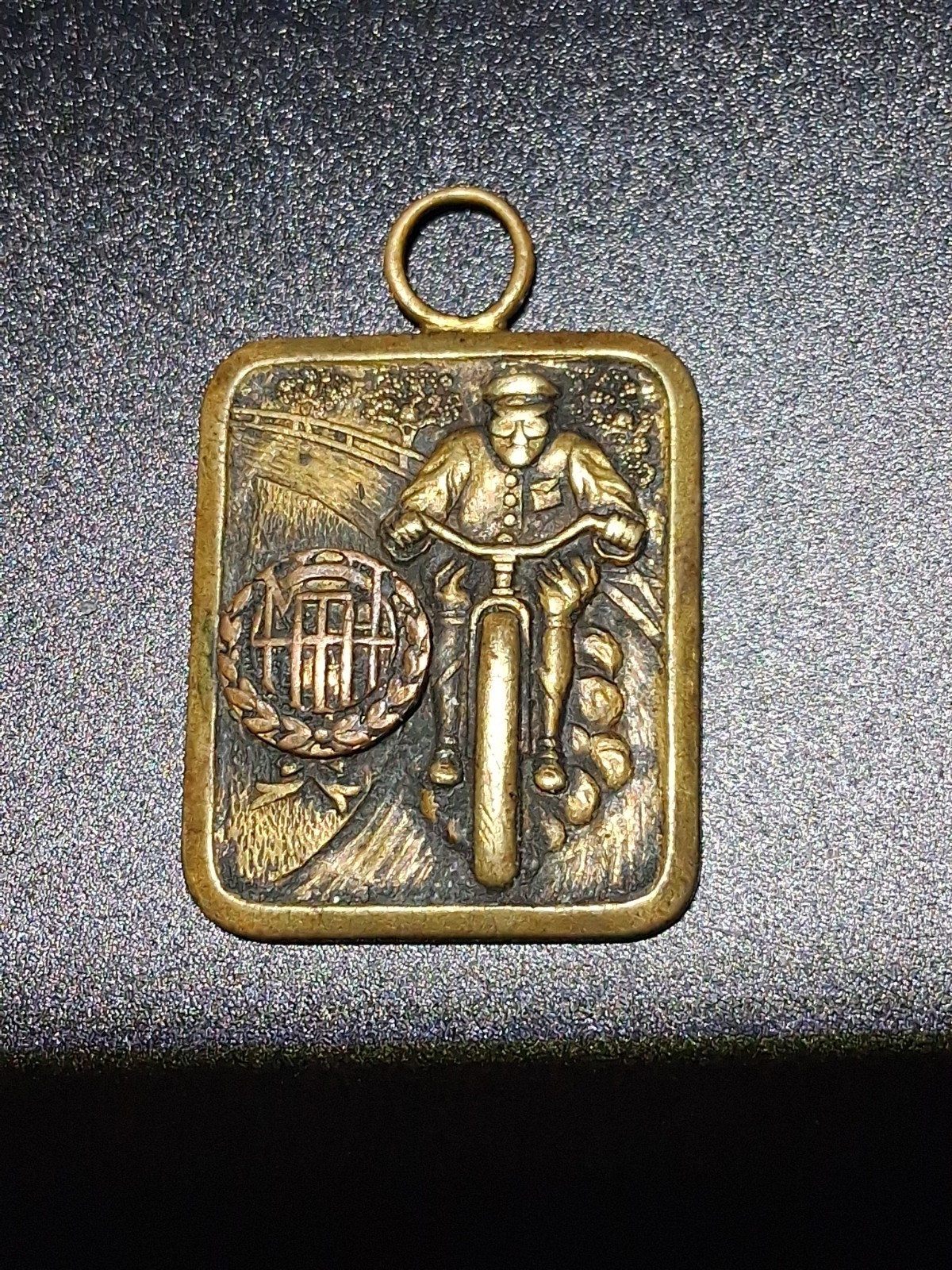 1st Yr. JACK PINE RUN Brass Fob Award Lansin MI. 1923 Pre J.P.R. PERFECT SCORE!!
