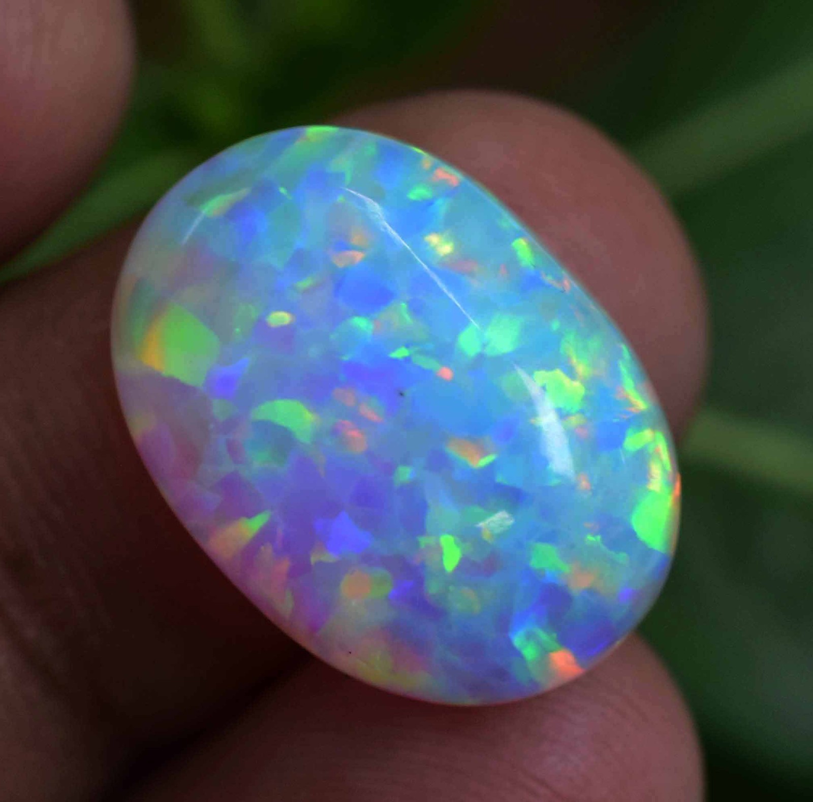14.05 Ct Natural Ethiopian Fire Opal Certified Play of Color Untreated Gemstone