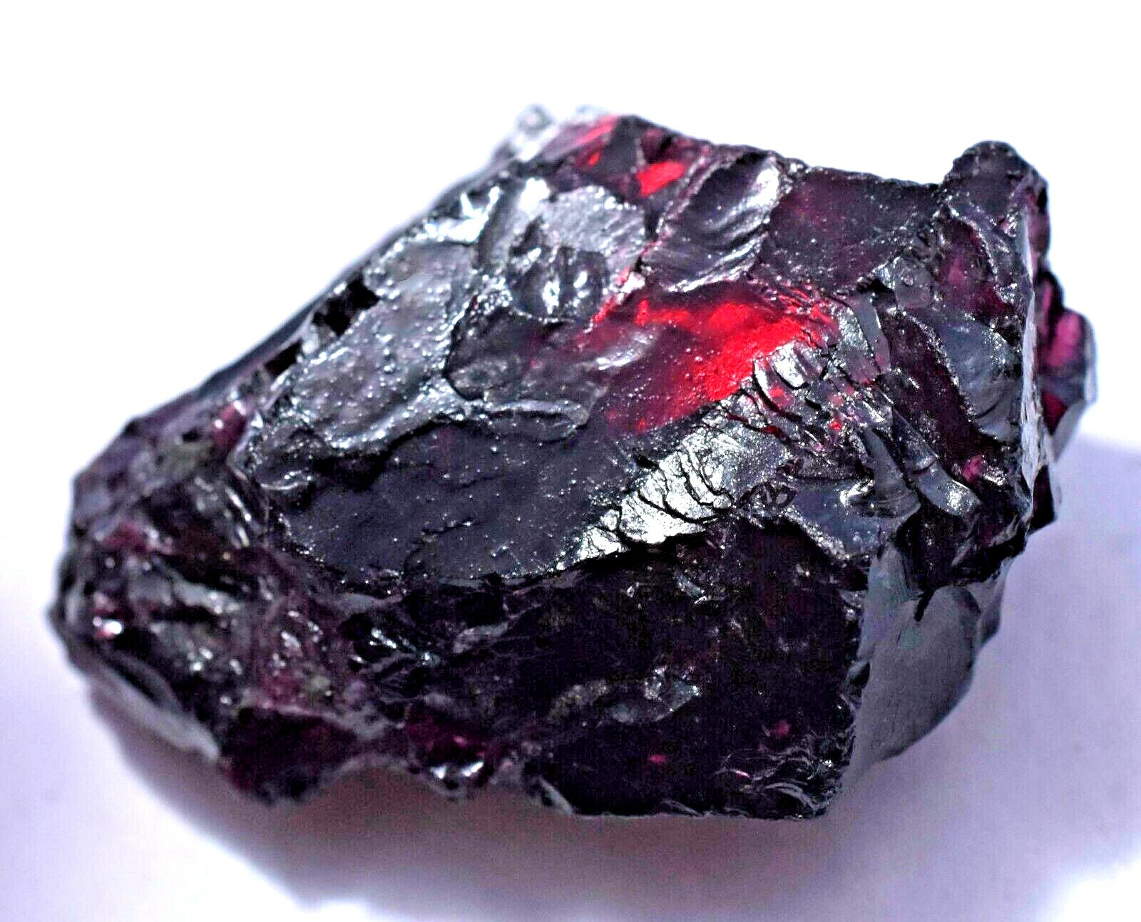 162.40 Ct Natural Red Brown Painite Rough Facet Top Quality Mogok Certified