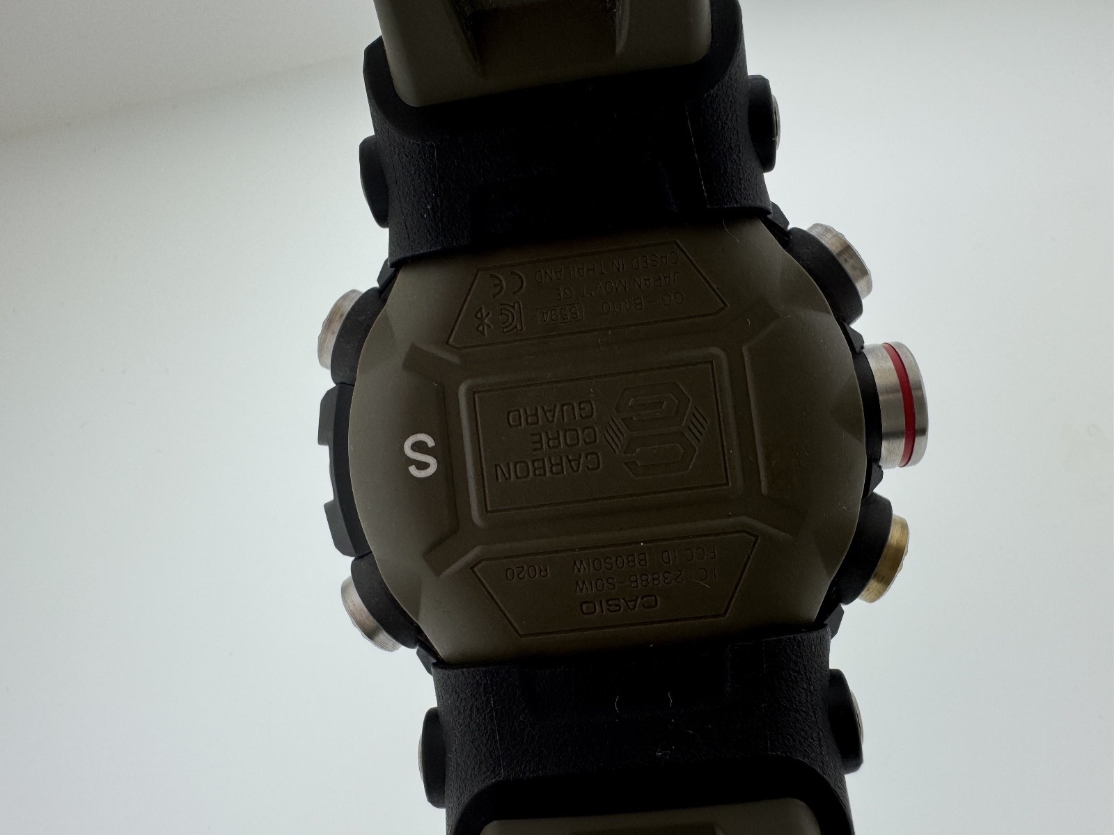 Casio G-Shock WATCH GG B100 1A3 COMPASS GREENISH BLACK BENZEL DISPLAY SAMPLE 61