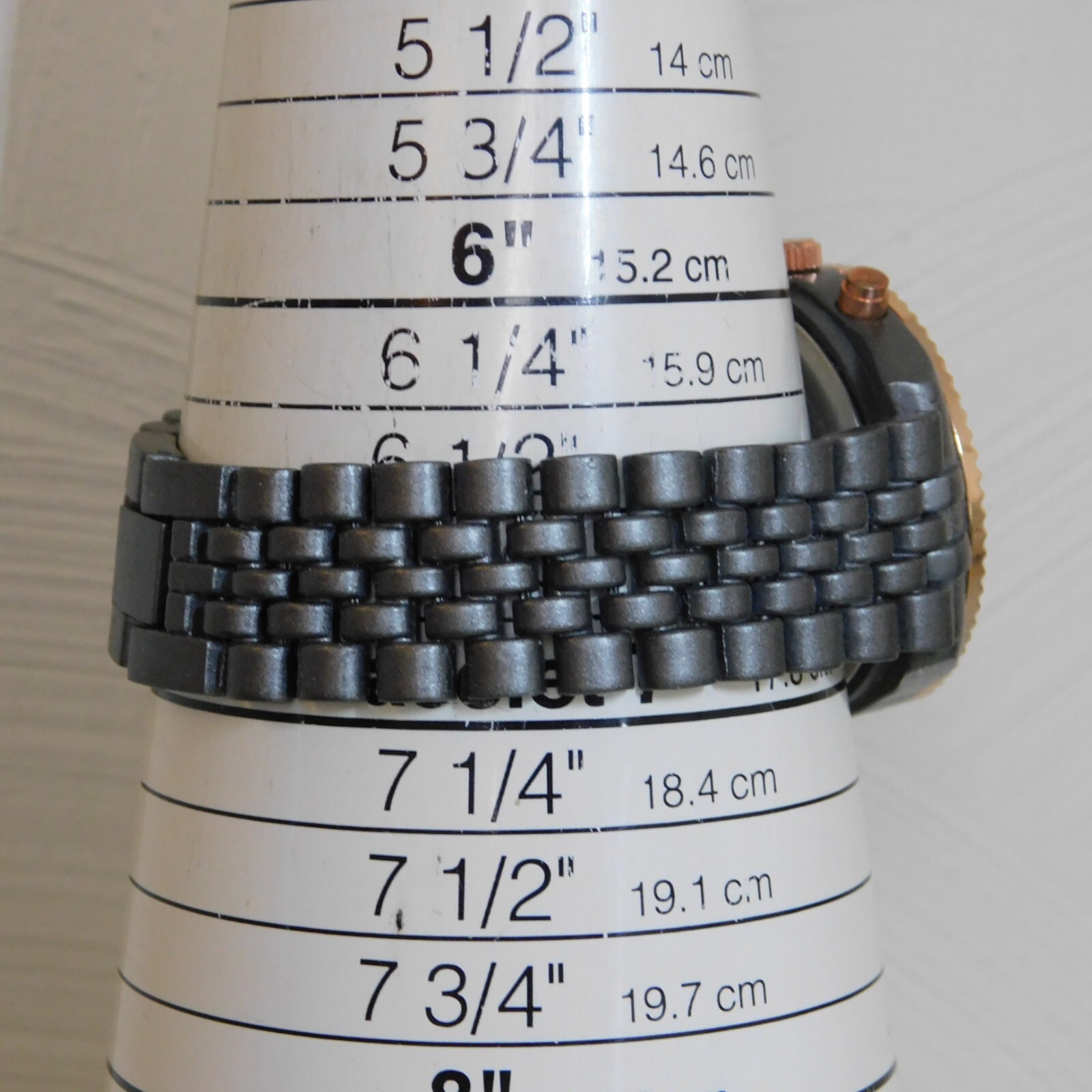ACCUTIME WATCH CORP. WM045195 Quartz Unisex Watch Sz. 6 3/4″ New Battery