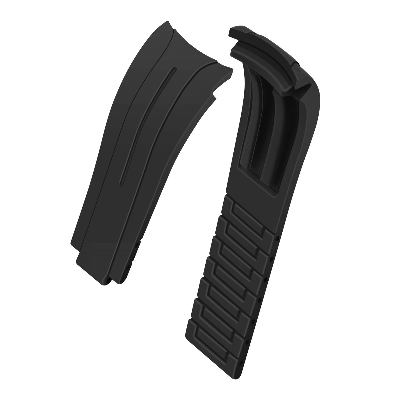 New 20 21 22 mm Rubber Watch Band Strap For DATEJUST DAYTONA SUBMARINER GMT