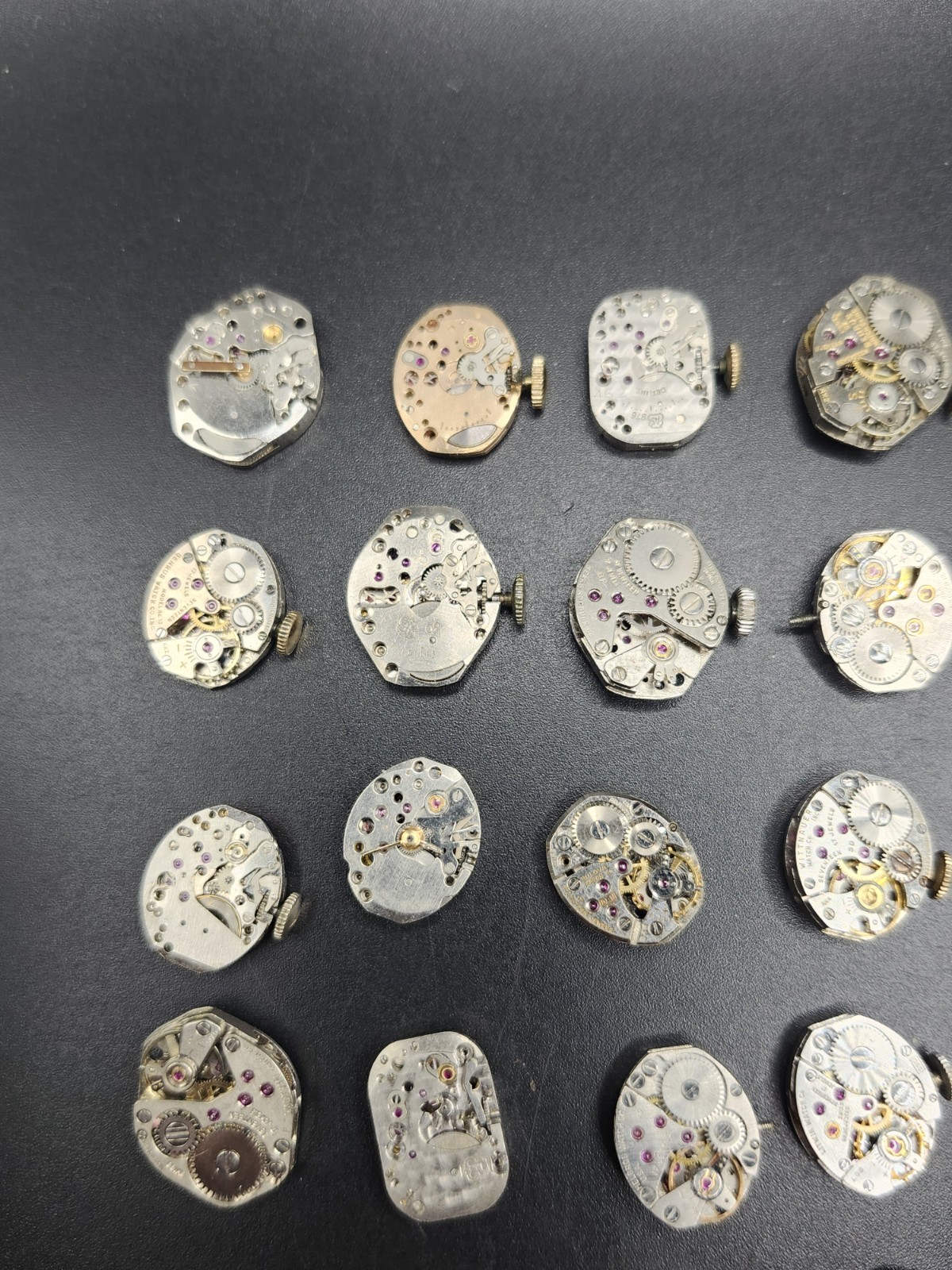 (38) Watch Movement Parts Womens Watches Used Unkown Used Silver Gold Tone