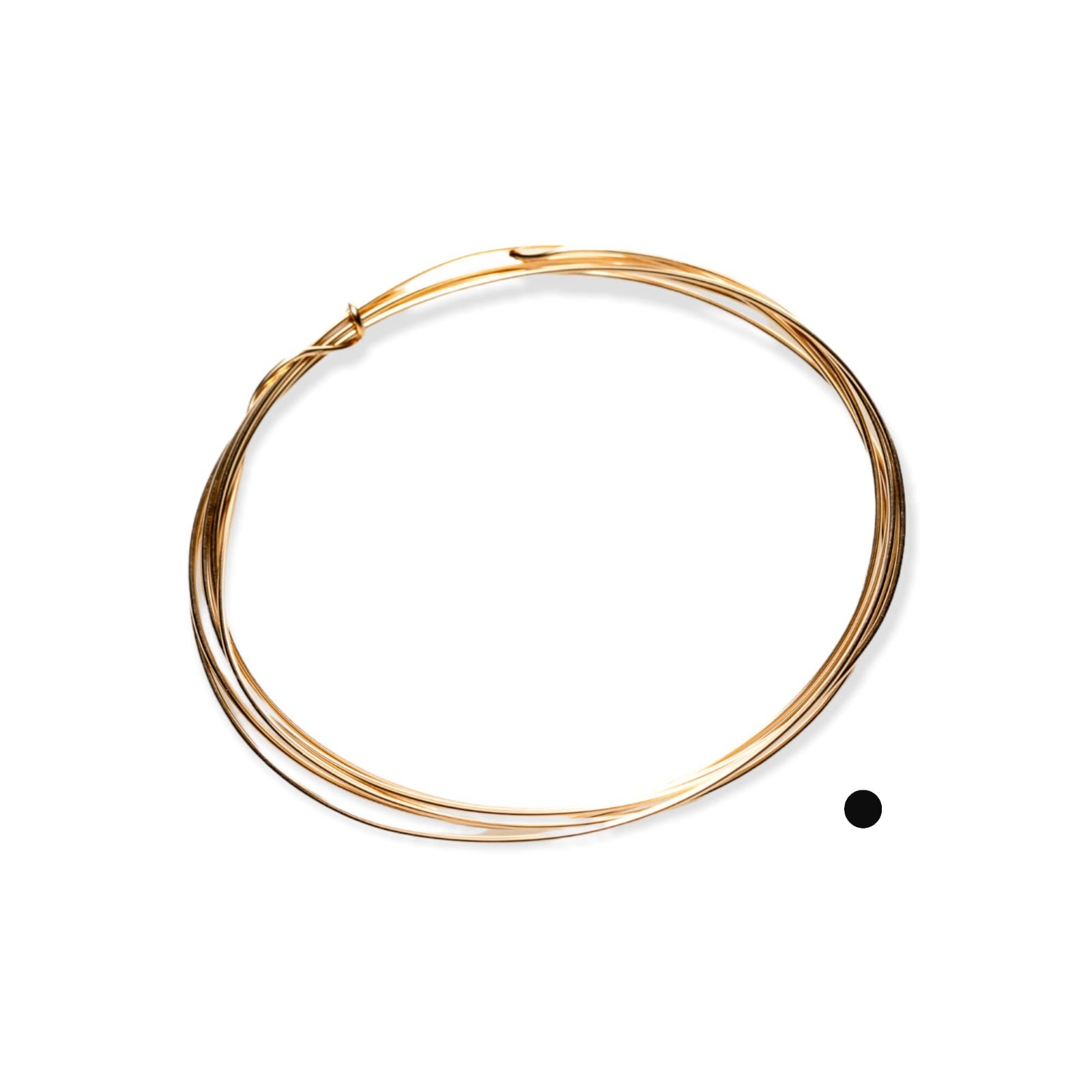 14K Solid Yellow Gold Wire 28 Gauge, Round Soft Jewelry Making, Wire Wrapping, U