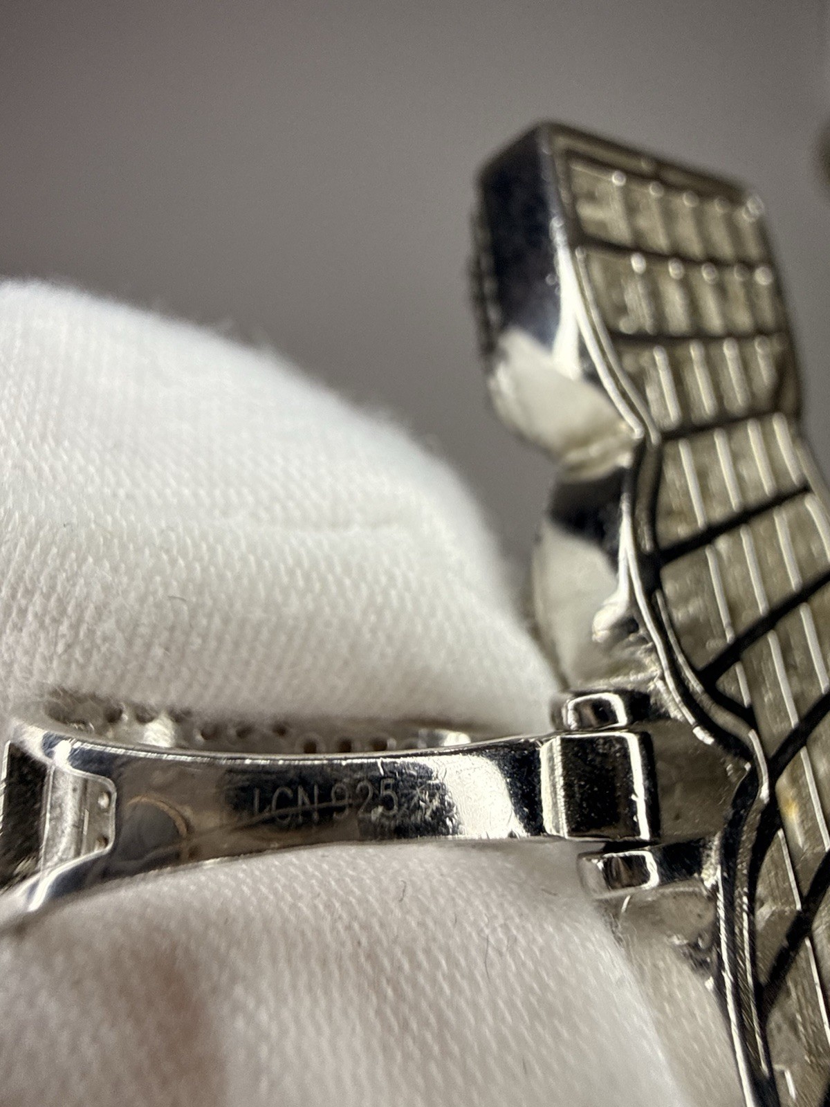 925 Sterling Silver BOSS Pendant Iced Out CZ Hip Hop Charm