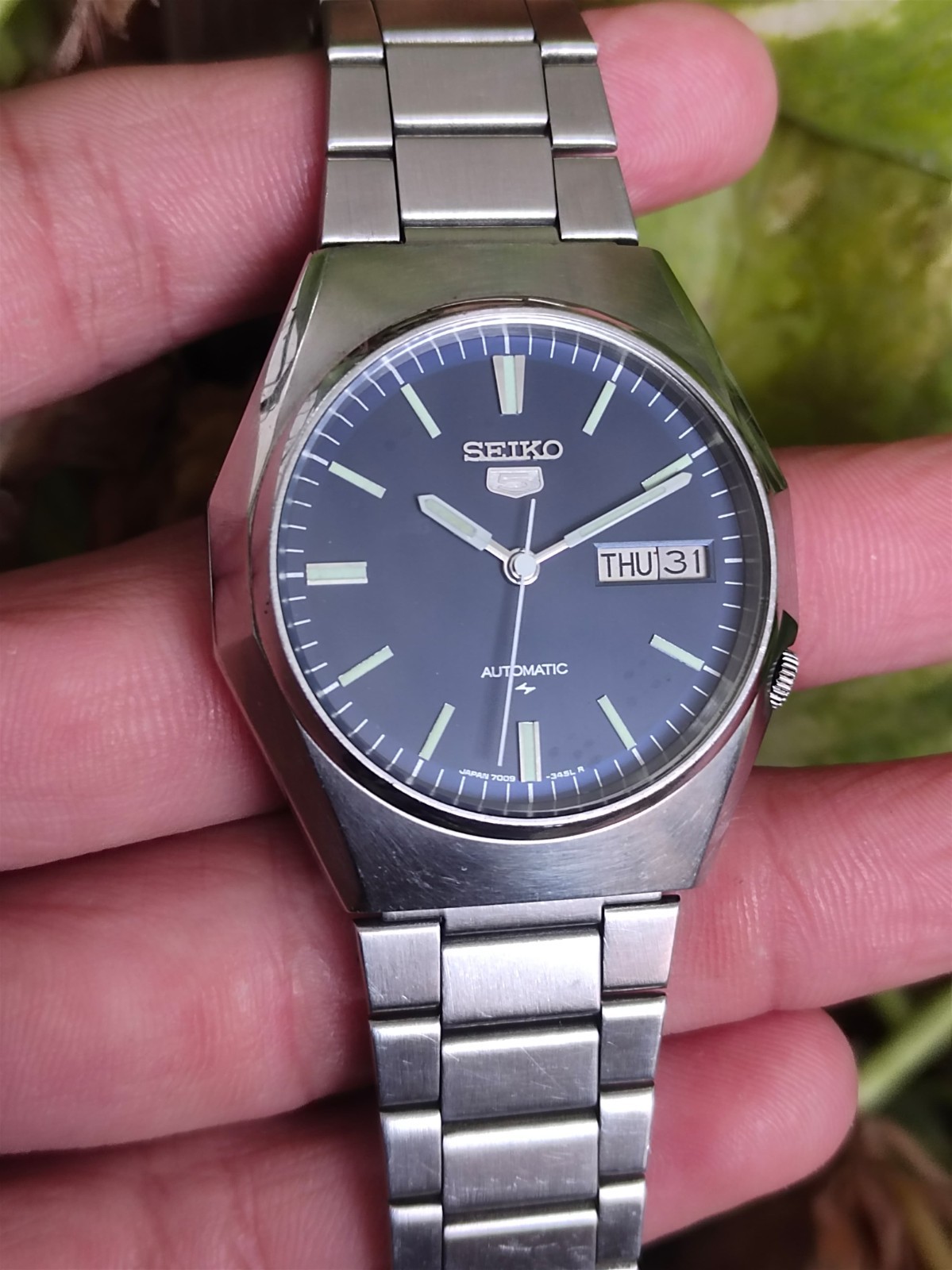 Mint Seiko 5 Automatic Deep Royal Blue Dial — 7009-8830 Japan Collector’s Grade