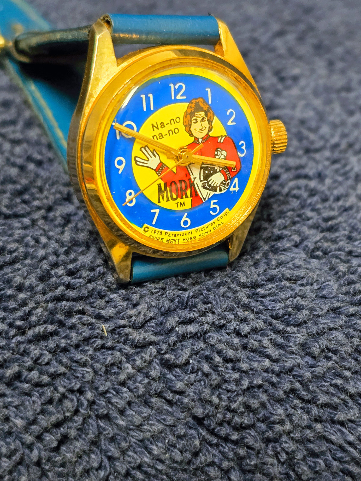 Vintage 100% All ORIGINAL MORK (Robin Williams) character watch Serviced & Runs