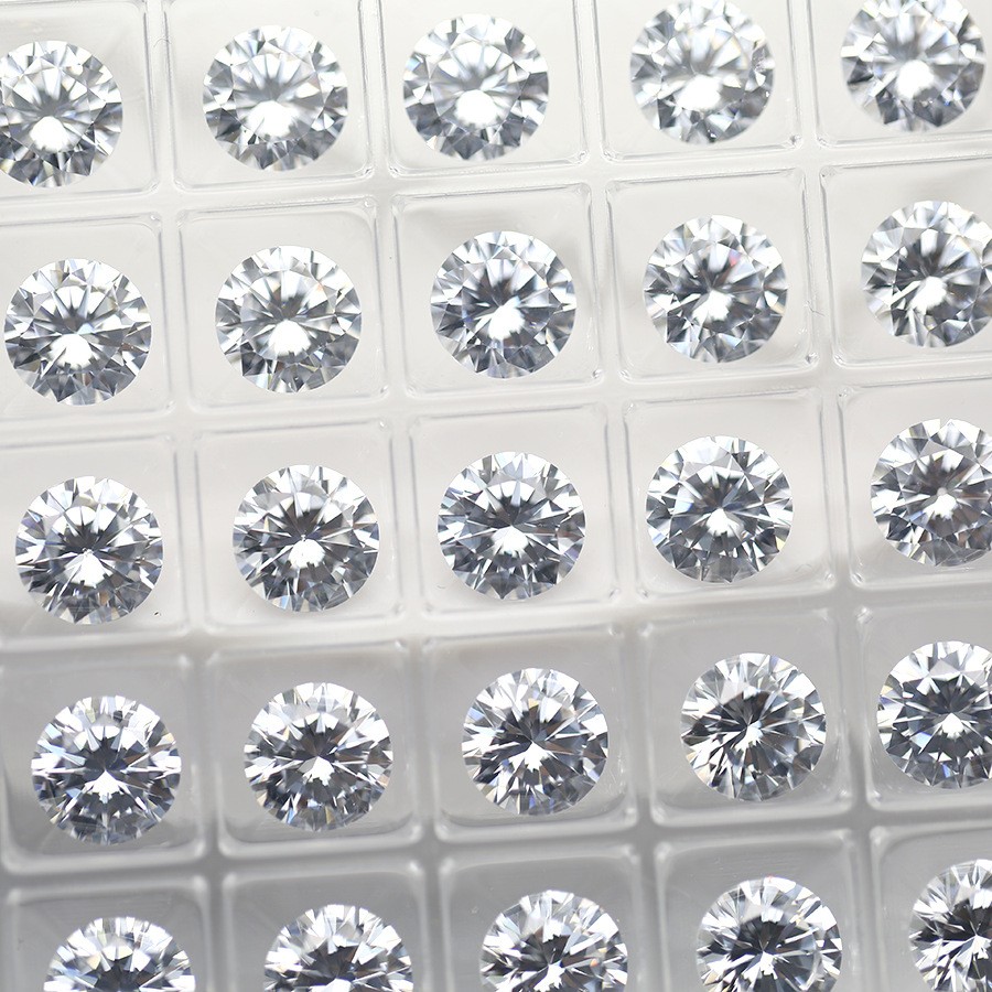 Wholesale Price Round 0.8-1.9mm Moissanite Loose Stone D color VVS1 for Jewelry
