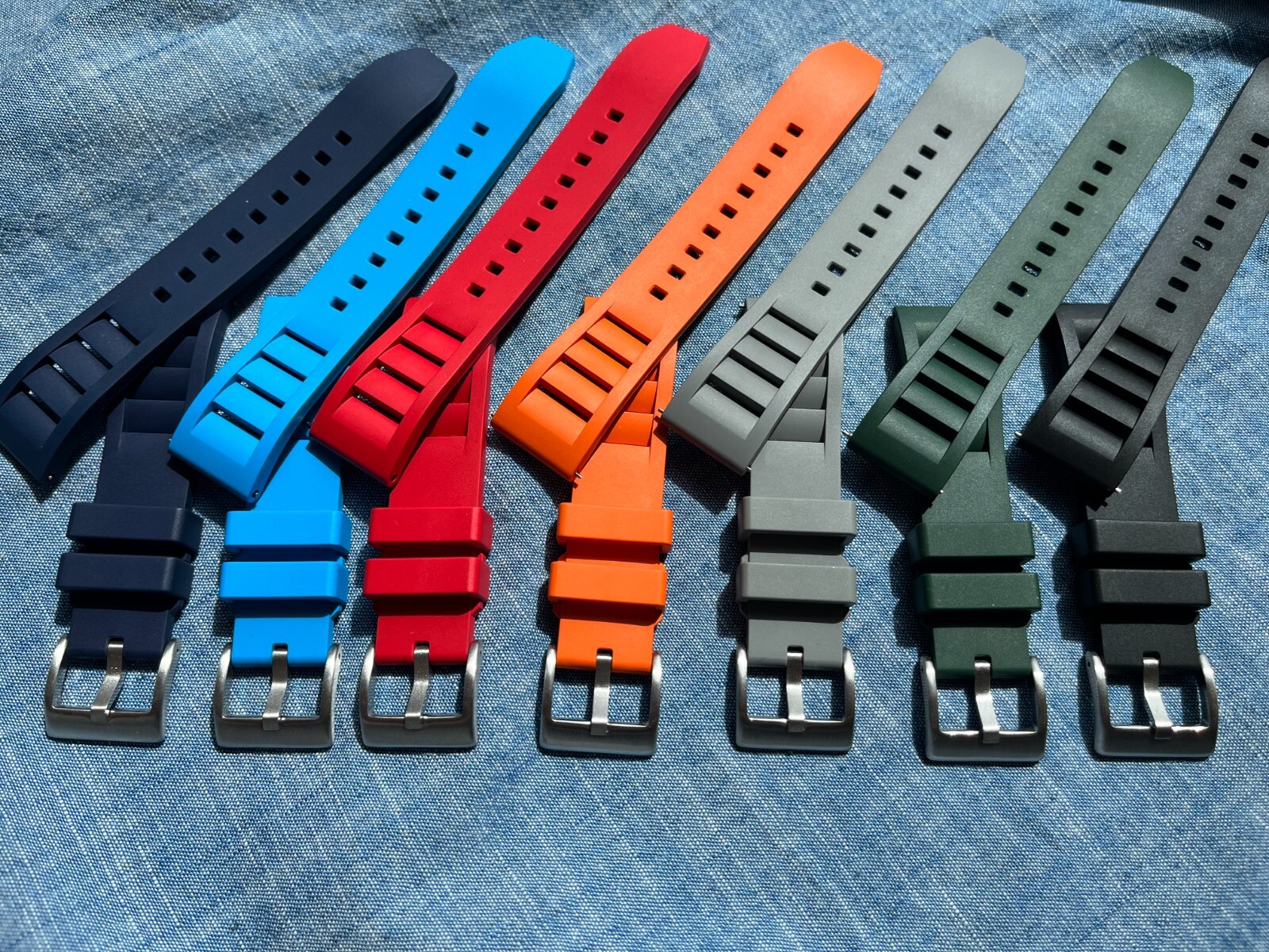 Wiscasset Watch – Premium FKM Vented / Fin Style Diver Strap
