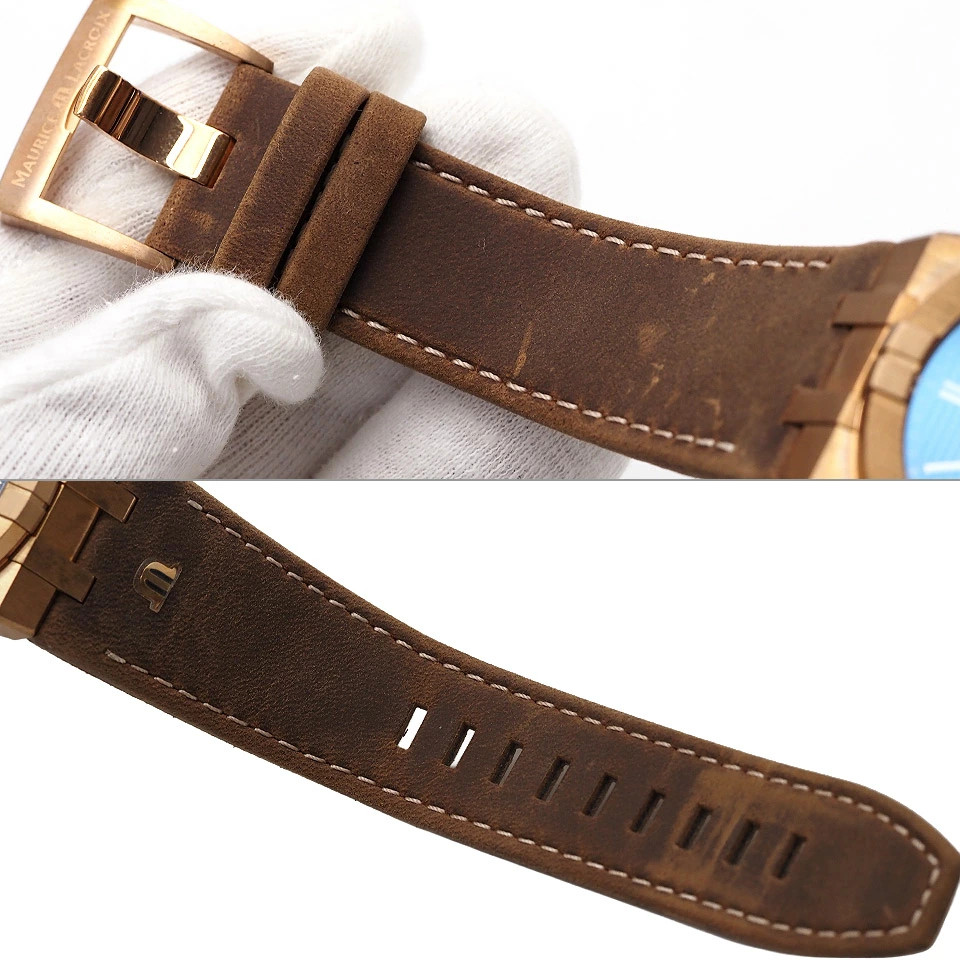MAURICE LACROIX Aikon Automatic AI6008-BRZ01-730-3 Winding Bronze x Leat #QY4I6H