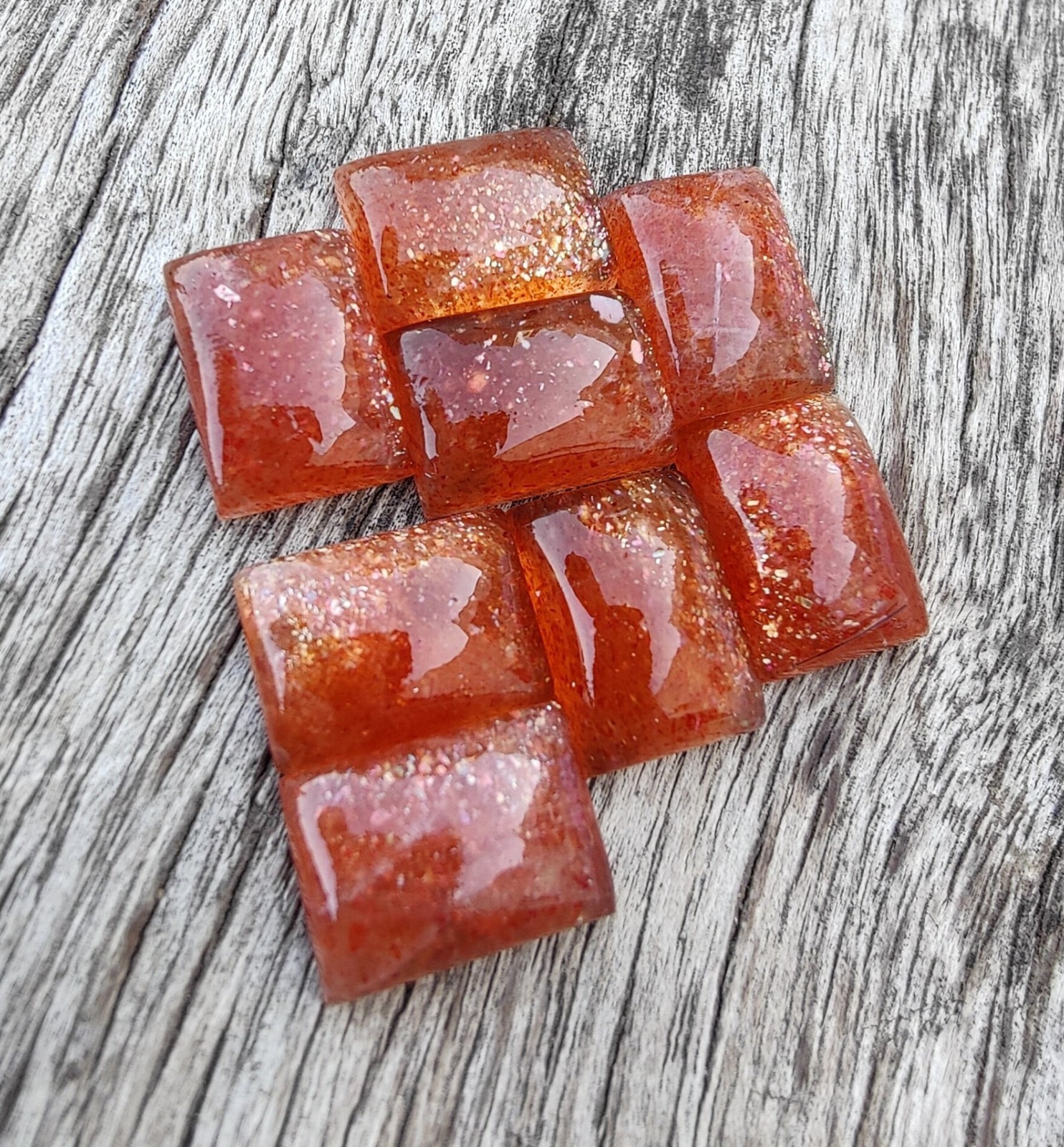 Natural Sunstone Rectangle Cabochon 6x8mm To 12x16mm Loose Gemstone