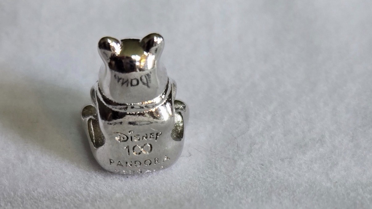 PANDORA Disney 100th Anniversary Winnie the Pooh Charm 100% Authentic with BOX