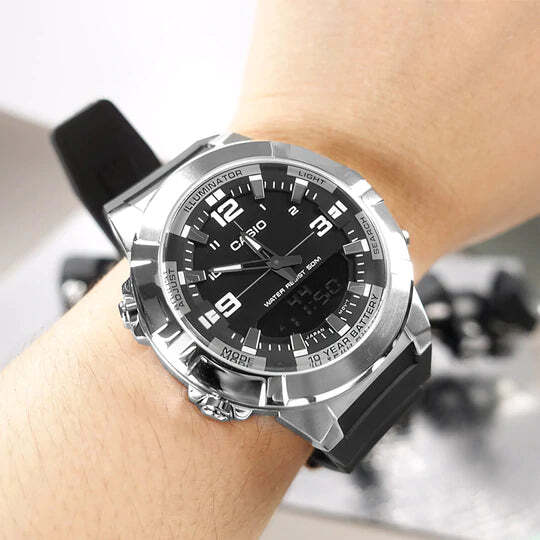 Casio Analog-Digital 10 years Battery AMW-870-1A Watch
