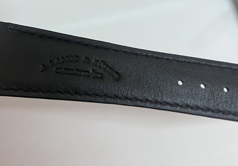 OEM A. Lange & Söhne New Black Alligator Watch Strap 24MM