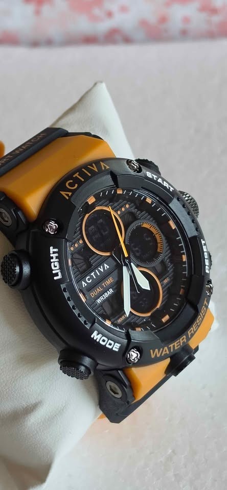 Activa X Invicta Digital Men’s Watch 52mm Orange ACW8038-006 Digital Essentials
