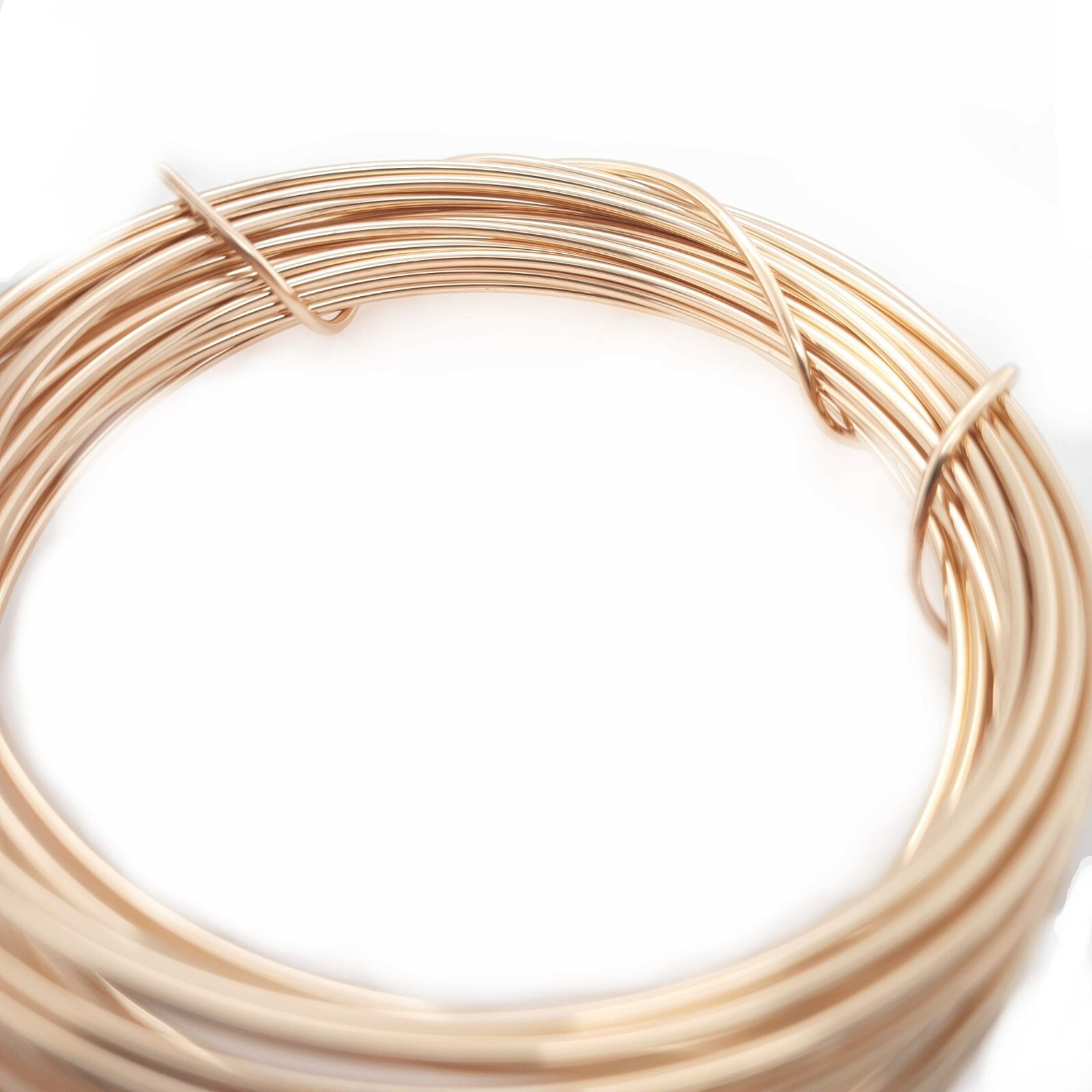 14K Gold Filled wire Half Hard Round 10 12 14 16 18 19 20 21 22 24 26 28 30 Ga