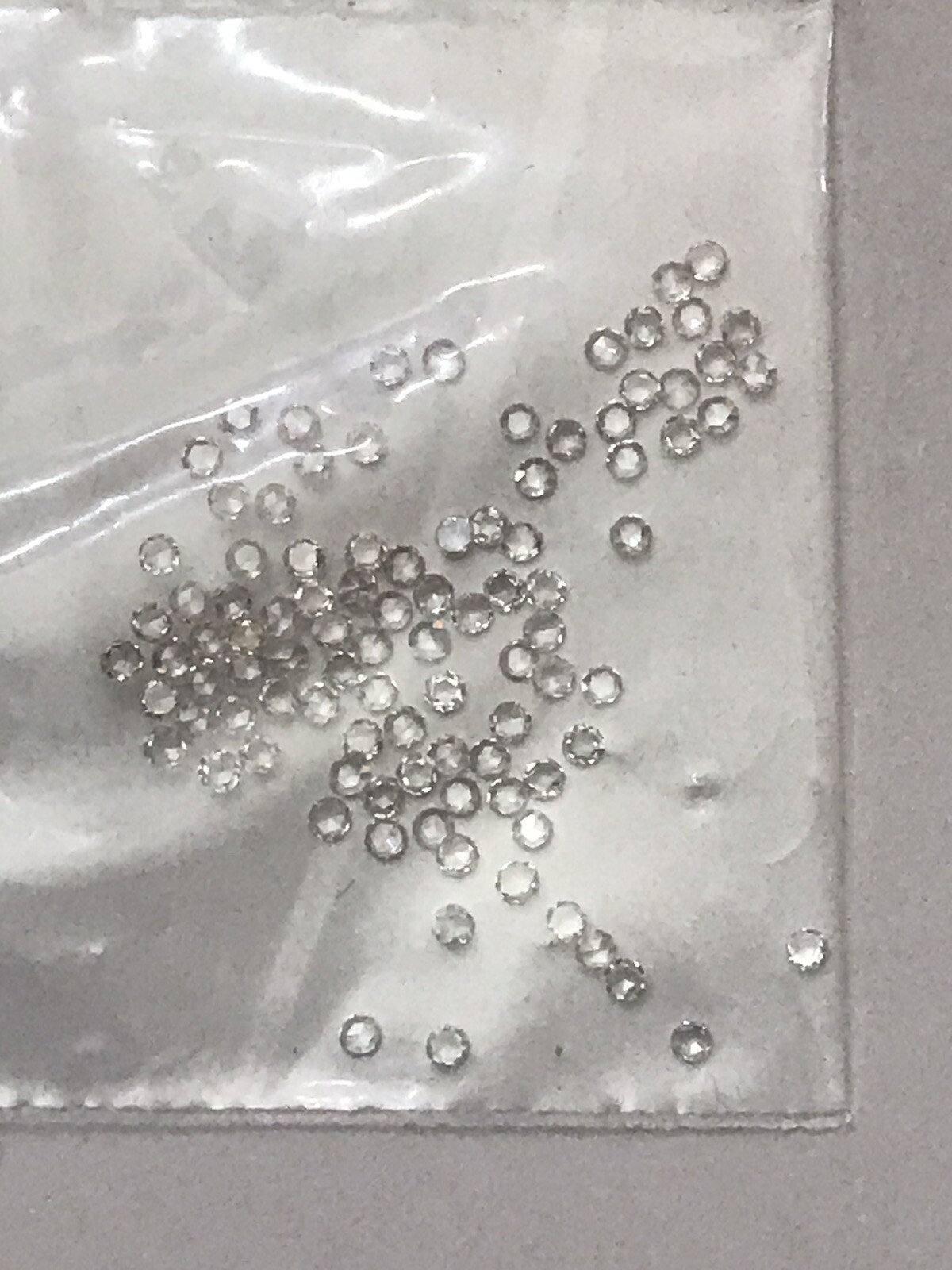 Rose Cut Diamond 2.50mm To 2.55mm VS Clarity G-H Color .04 Ct