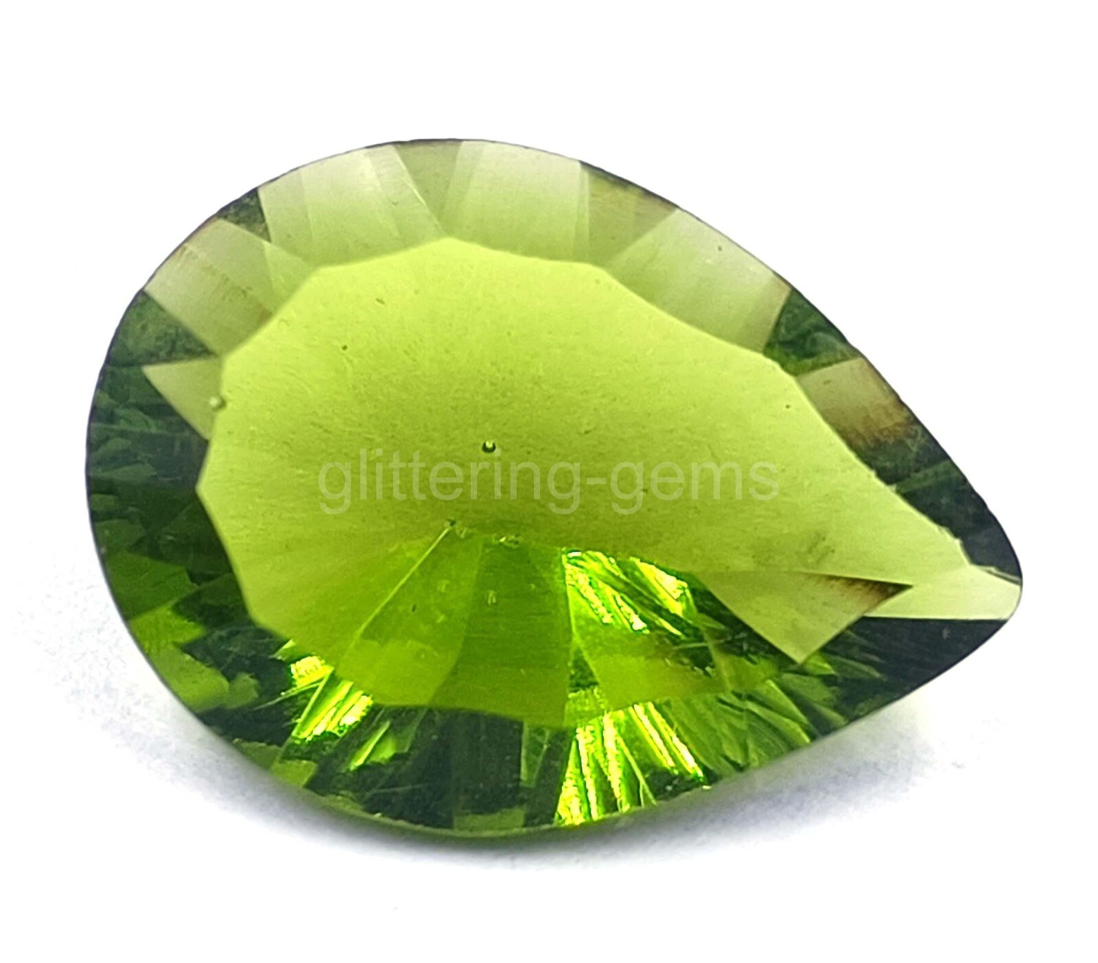 Natural Green Tourmaline 7.00 Ct Pear Cut Certified Gemstone Fresh Offer 5AIU