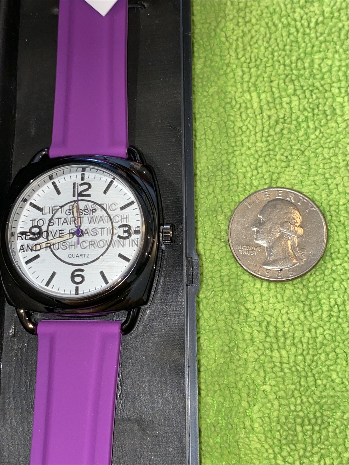gossip women’s wrist watches New In Box #gsp890c New Battery
