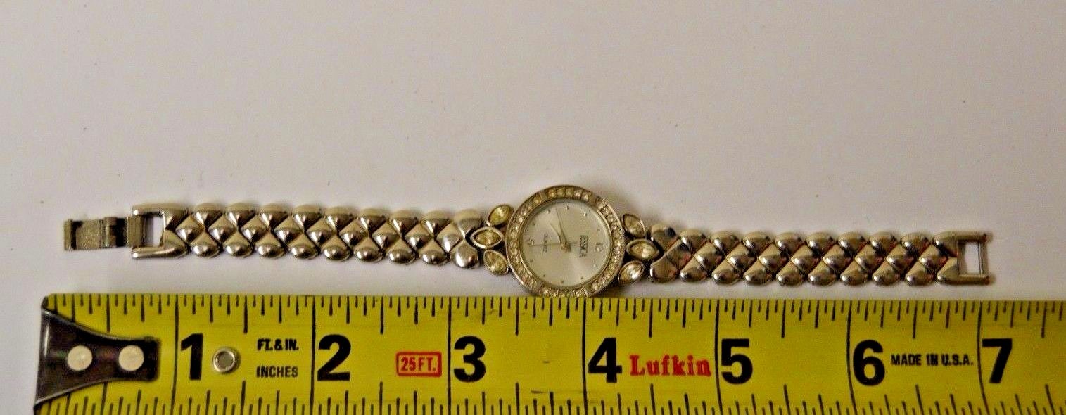 Nice JESSICA Jeweled Metal Women’s Working Wrist Watch 30545