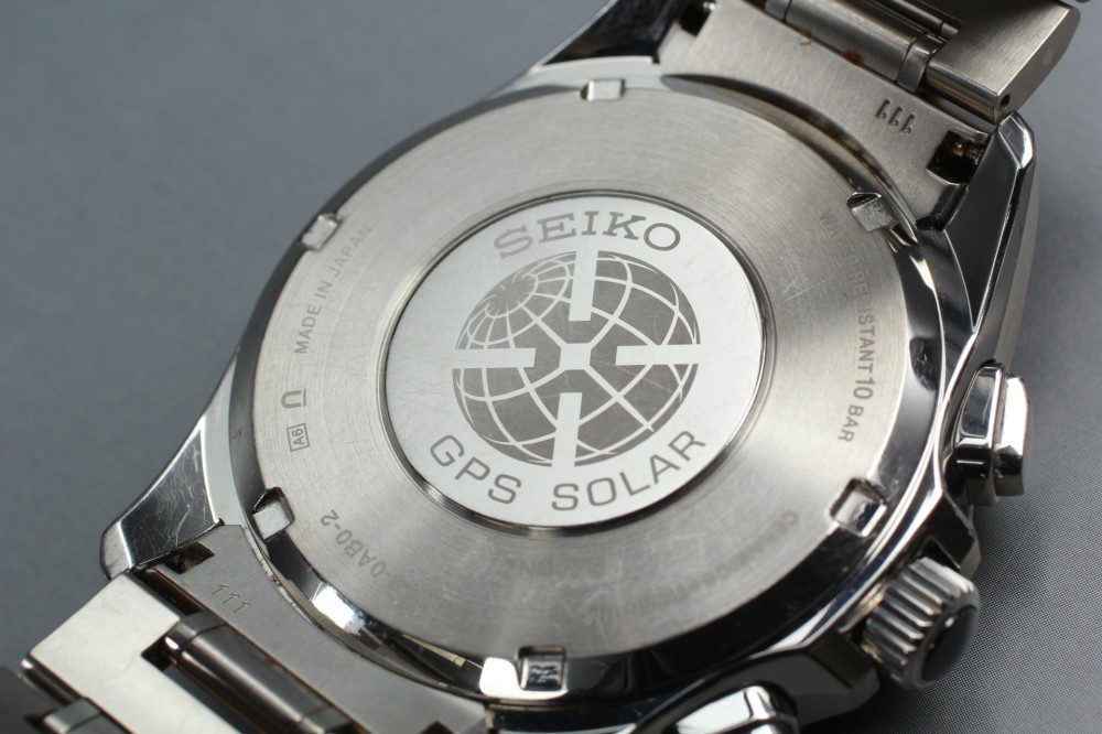 N MINT SEIKO Astron SBXB041/8X53-0AB0-2 Ceramic Titan GPS Solar Men’s Big Wrist