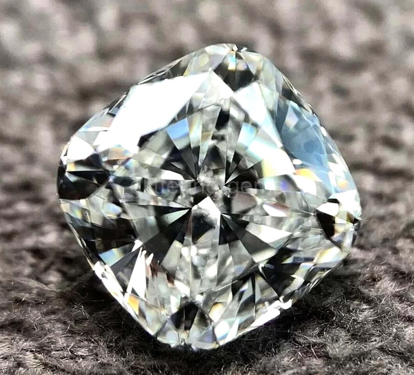 3 Ct Lab-Grown Cushion Cut D Color VVS1 Clarity Certified Loose Diamond 5JSW