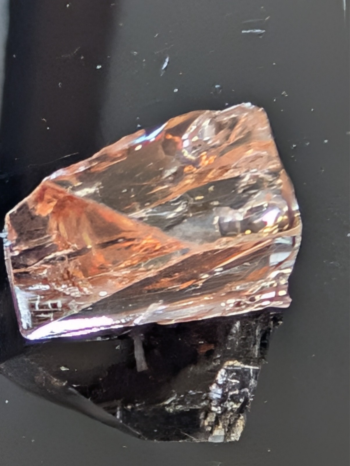 USA seller 17.00 IF clarity Imperial Topaz facet rough gemstone specimen