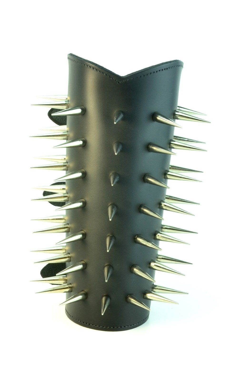 Spike Leather Gauntlets Death Metal Punk Cyber Goth 49 Screw Nail Spike