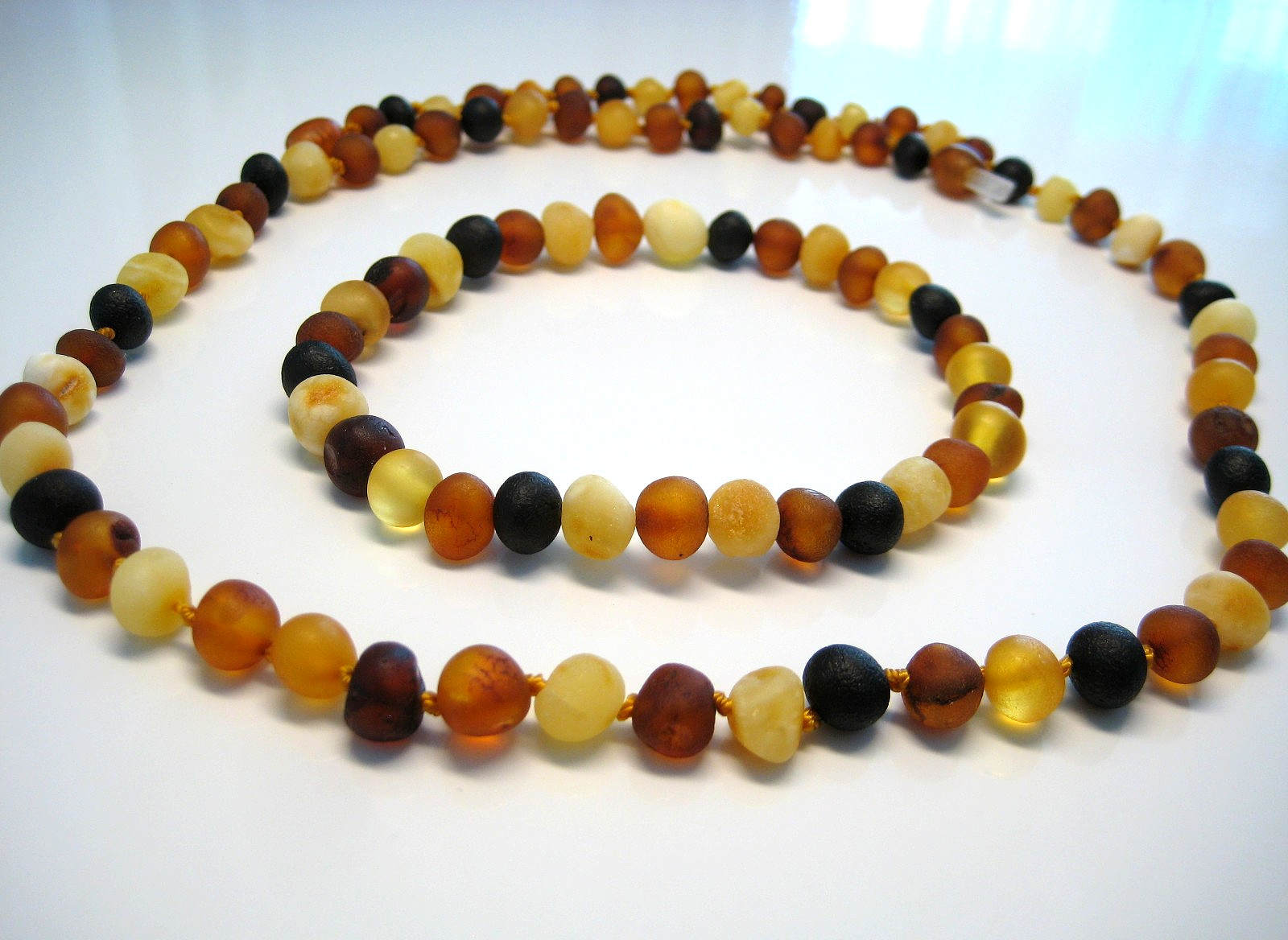 Genuine Raw Baroqe Multicolor Amber Beads Baltic Amber Necklace Bracelet !!!