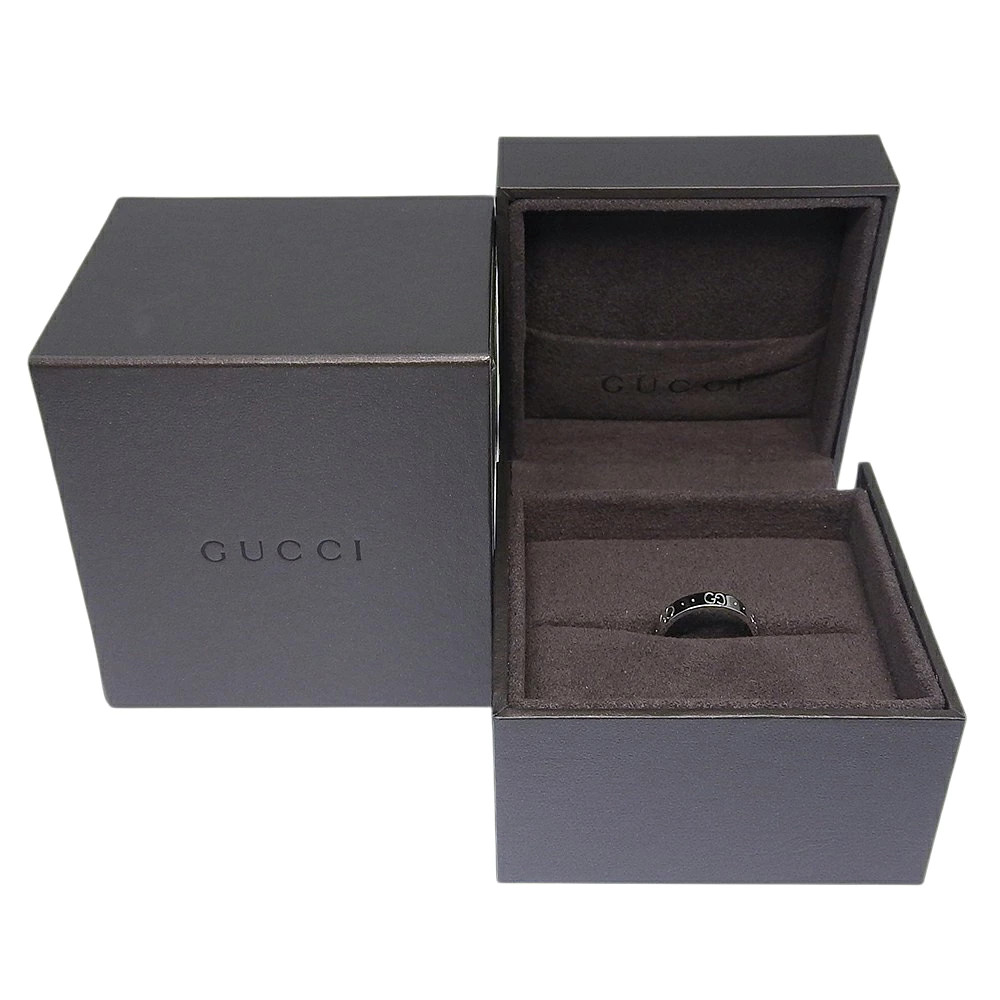 Gucci Icon Ring 3.5g Silver Authentic Box Included