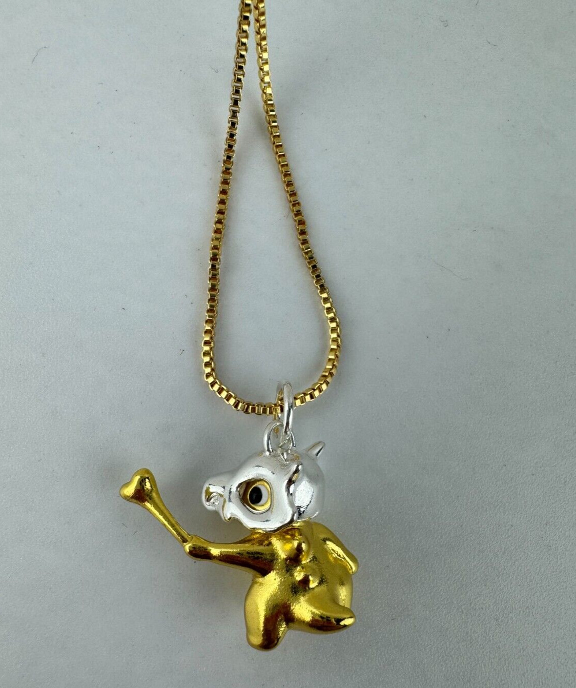 Anime Pokemon Necklace Cubone Pendant Jewelry Necklace Gift Cute Accessories