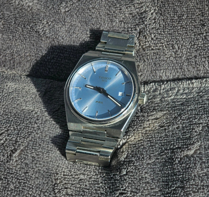 Tissot PRX 35mm Quartz Light Blue Dial Steel Men’s Women’s Watch T1372101135100
