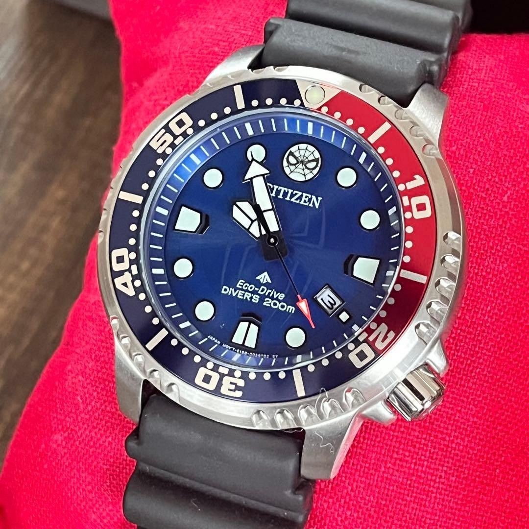 Excellent condition Citizen Promaster Spider Man limited model BN0250 07L