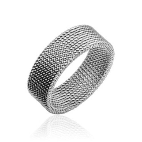 Stainless Steel Flexible Screen Ring Band Size 5,6,7,8,9,10,11,12,13 (FL150)