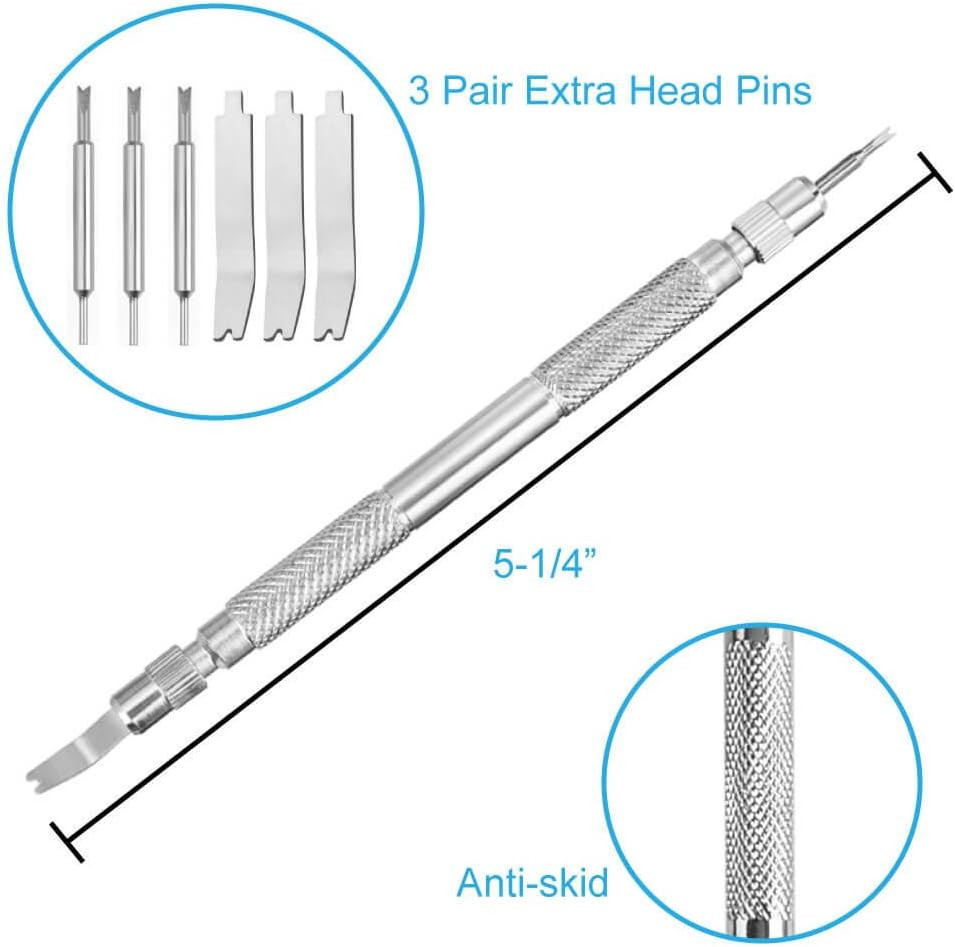 Watch Link Remover Kit with Spring Bar Tool Watch Band Tool and 360 Pcs Watch St