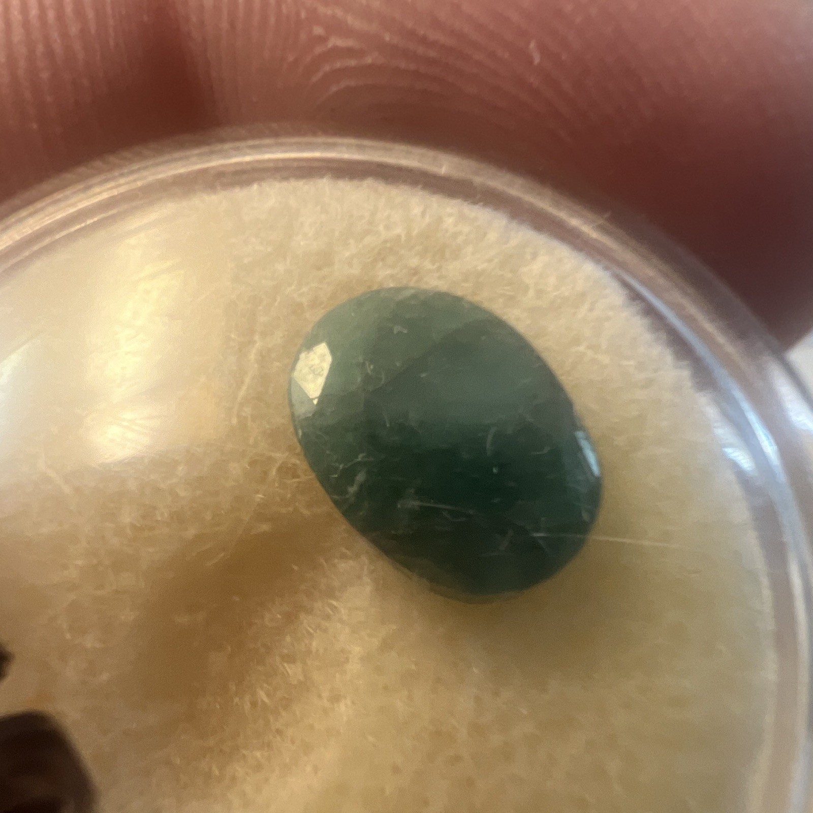 12 Assorted Cut Loose Gemstones Lot, Green Purple Blue Clear, Oval/Round