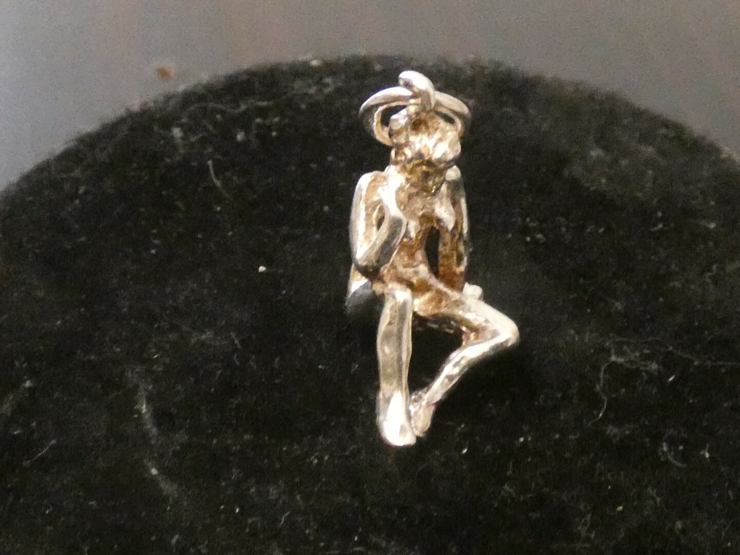 925 Sterling Silver Zodiac Sign Pendant Virgo Approx 1.5cm 3.1g T-1537