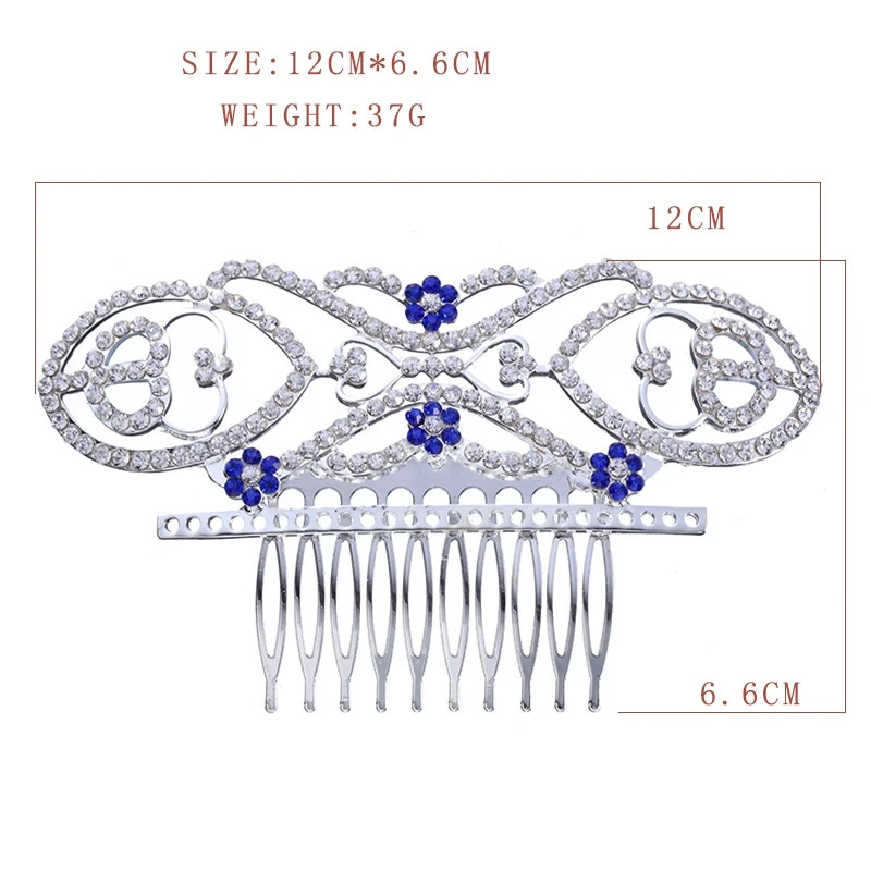Twilight Breaking Dawn Bella’s Hair Comb Blue Crystals