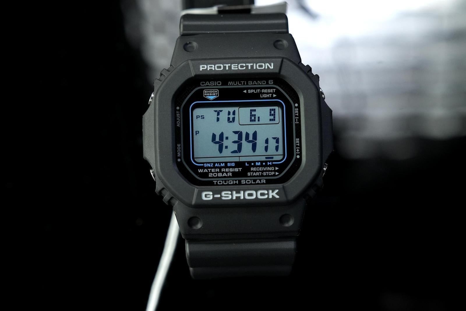 NEW Casio G-Shock GW-M5610U-1JF GW-M5610U-1 Tough Solar Multi Band 6
