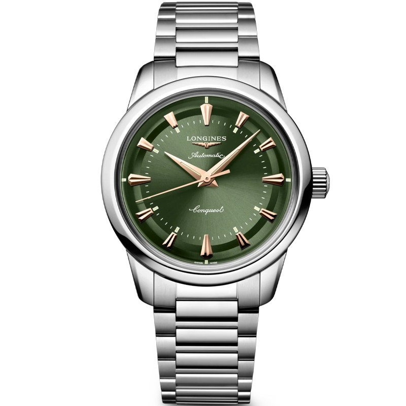Longines Conquest Heritage 38mm Green Dial Men’s Watch L16494026