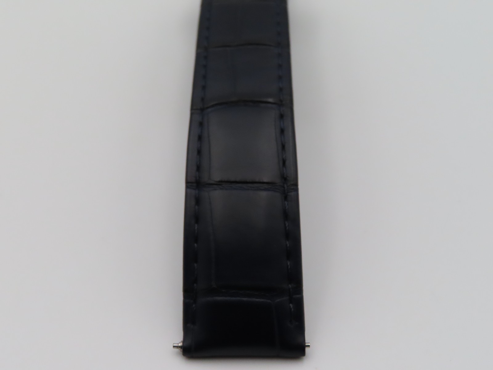 Omega Speedmaster ’57 Blue Leather 20mm Strap w/ OEM Push-Button Deployant