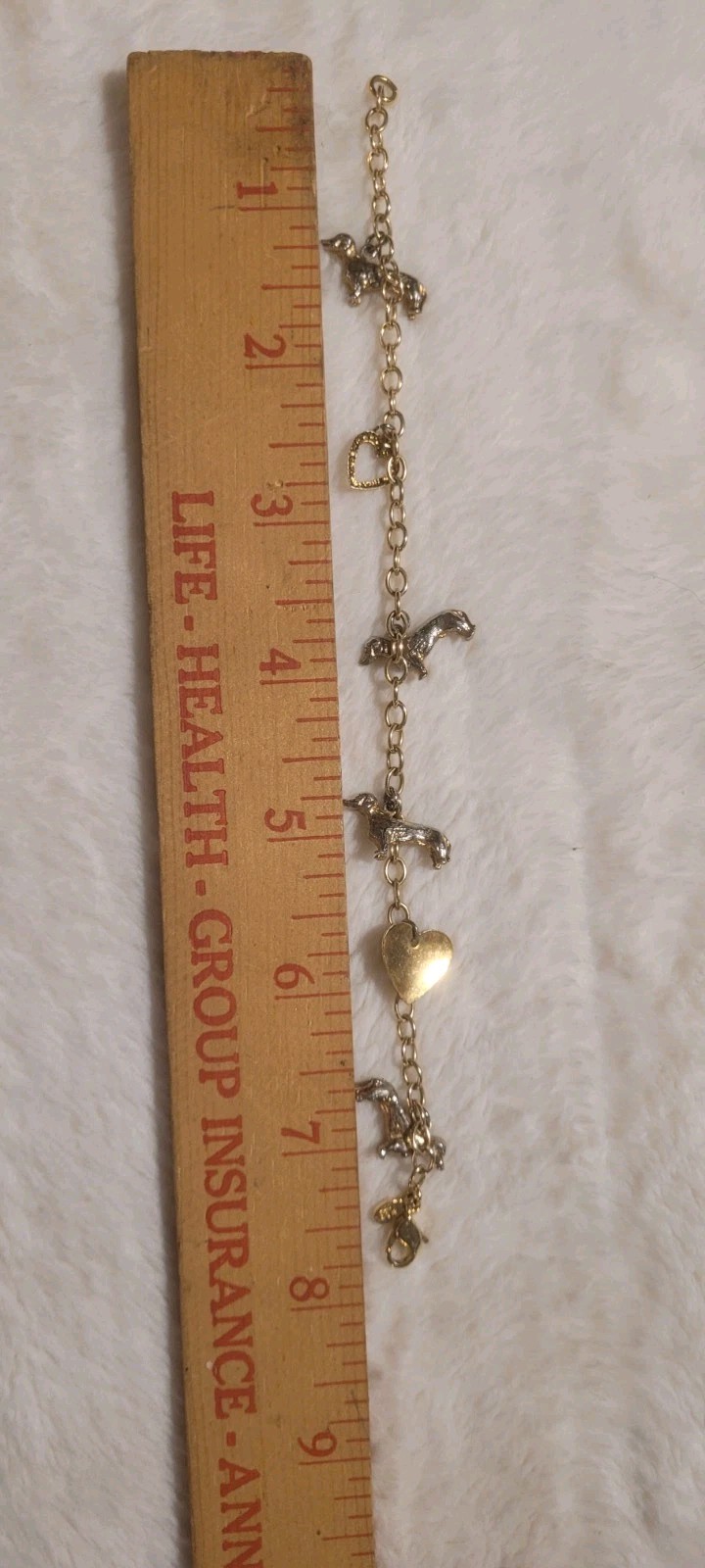 Sterling Silver Dachshund Charms by Rembrandt RQC On M&S Bracelet