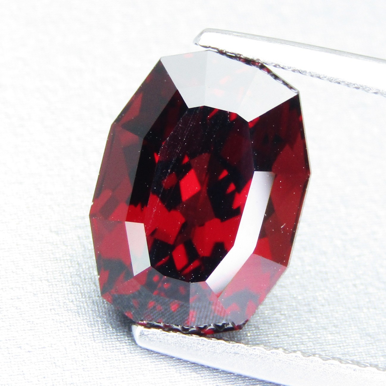 7.77Cts Magnificent Cushion Custom Cut Natural Almandine Garnet Loose Gemstone