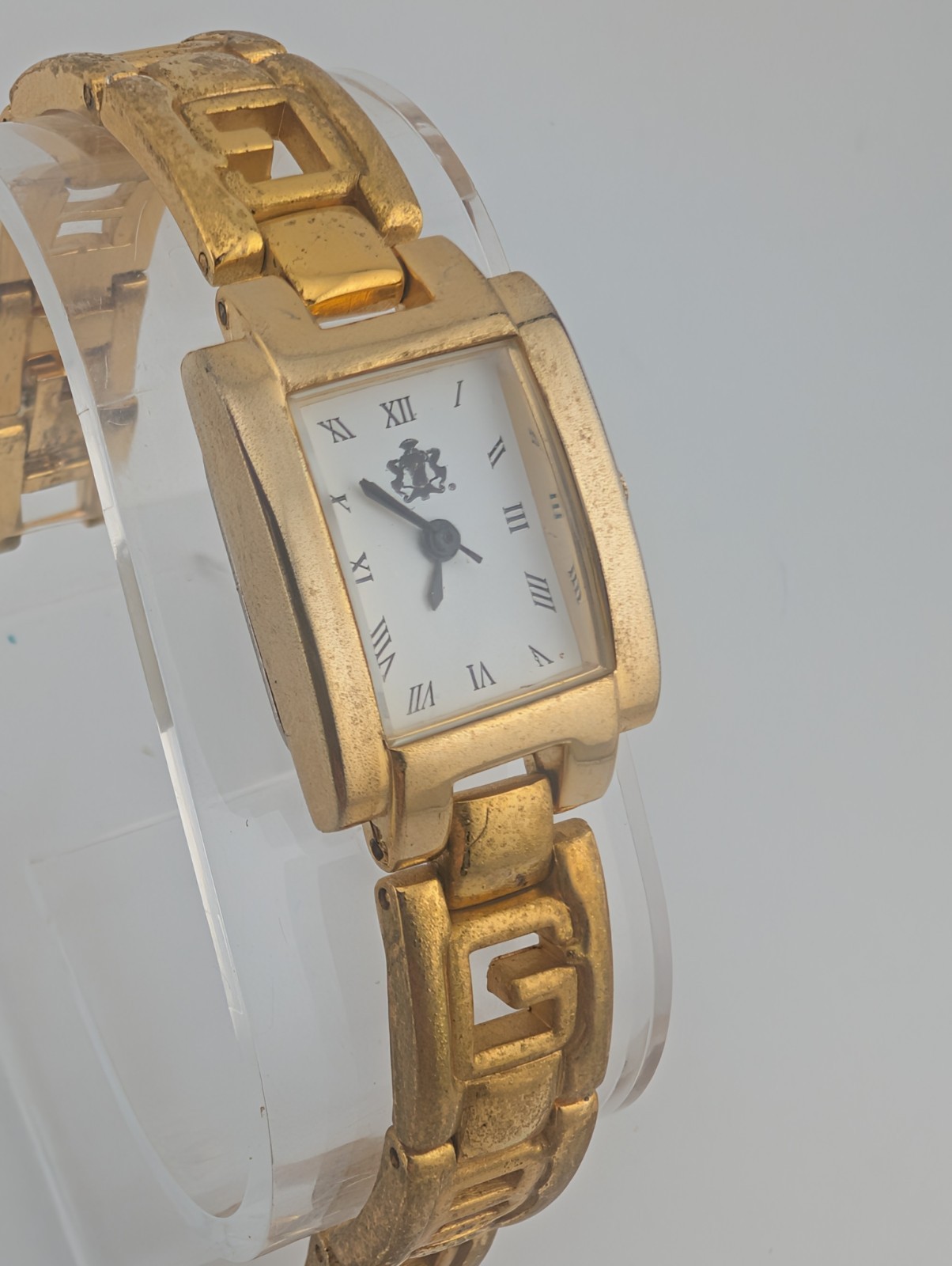 VTG Giorgio Beverly Hills Watch Women 19mm Case 7.5″ Band- New Battery