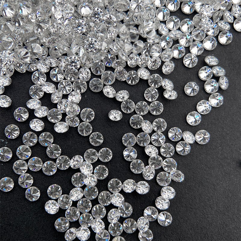 0.1-1ct Factory Directly Sale D Color Round Cut 1-5pcs Loose moissanite VVS1
